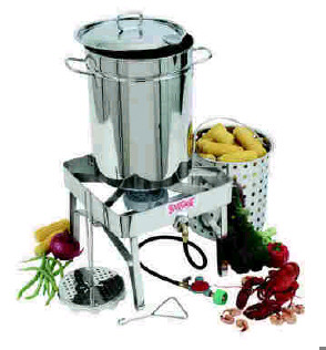 32qt. Stainless Steel Turkey Fryer