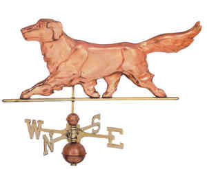 Golden Retriever Weather Vane
