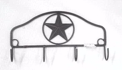 Wrought Iron Curtain Rod Holder
