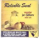 Reliable Seal Regular Jar Rubbers With Tab