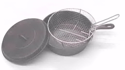 Cast Iron Chicken Fryer with lid