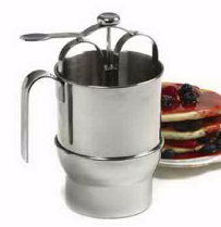 Stainless Steel Pancake Dispenser w/holder