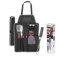 12 Piece BBQ Apron with Temp Fork