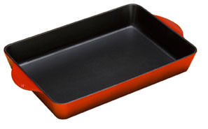 Enamel Coated Cast Iron Roaster