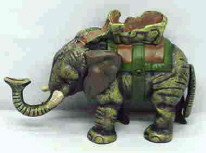 Cast Iron Mechanical Elephant Bank