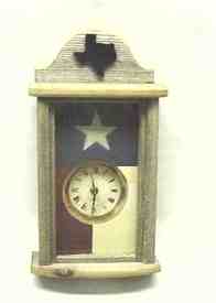 Vertical Texas Clock