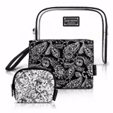 Black/White Cosmetic Bags Black Cosmetic Bags