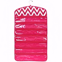 White & Pink Hanging Jewelry Bag White & Pink Hanging Jewelry Bag