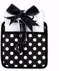 Pot Holder Black/White Dots
