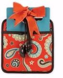 Pot Holder Coral/Brown