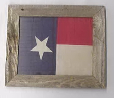 Framed Texas Flag