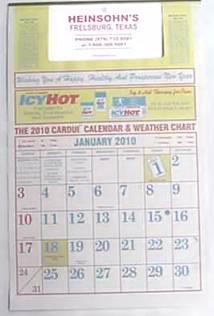 NEW Heinsohns Country Store 2009 Calendar