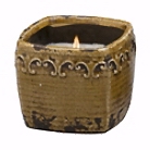 Vintage Square Pot Soy Candle