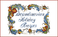 Scandinavian Holiday Recipes