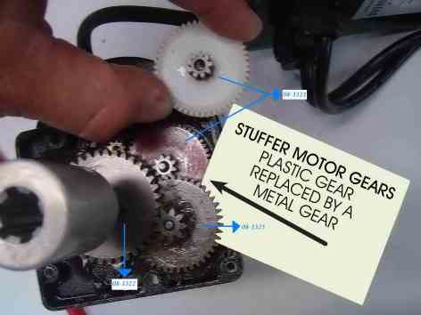 electric motor for sausage stuffer